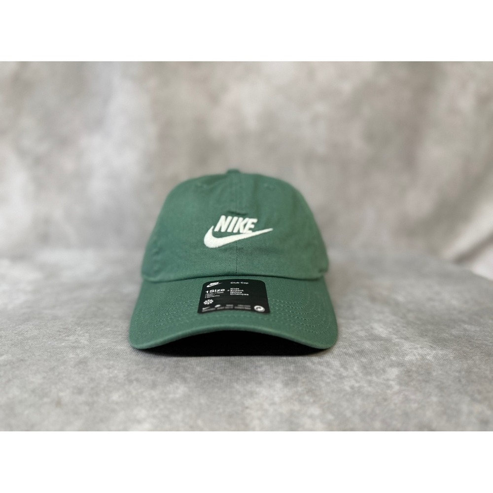 Nike Club Kids' Unstructured Futura Wash Cap in Green Size One Size | FB5063-361